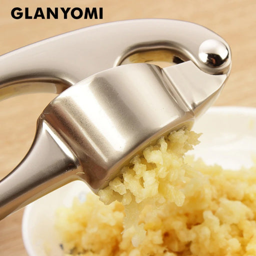 Glanyomi Ergonomic Premium Metal Garlic Press